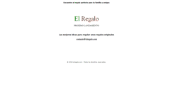 Desktop Screenshot of elregalo.com
