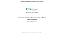 Tablet Screenshot of elregalo.com